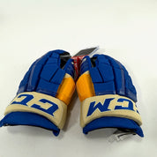 New STL Blues Heritage CCM HGCL Pro Gloves | 14" | Dunn | D140 - Top Flight Hockey