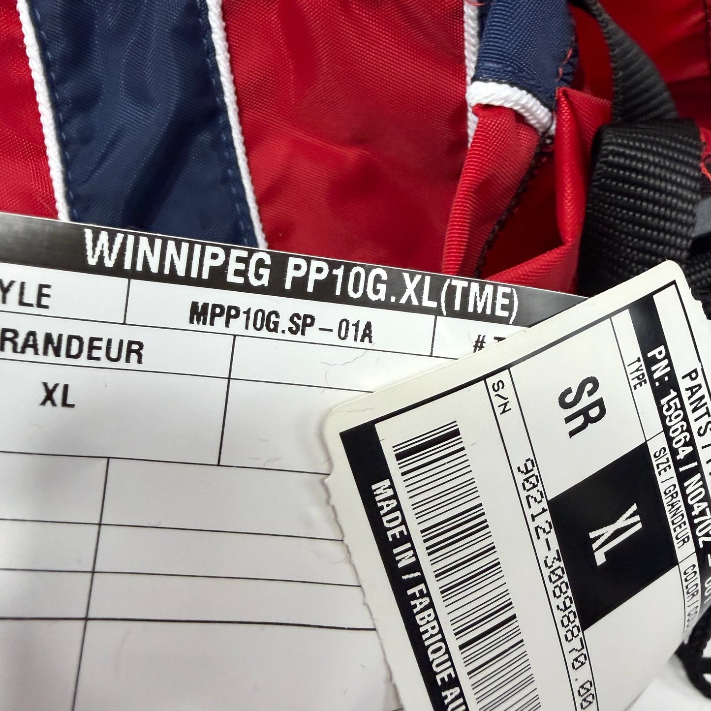 New Red Winnipeg Jets Herritage CCM PP10 Shell | XL | AB776
