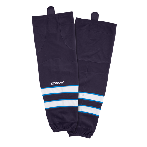 Brand New - Winnipeg Jets Home CCM Quicklite 8000 Hockey Socks - Junior - Top Flight Hockey