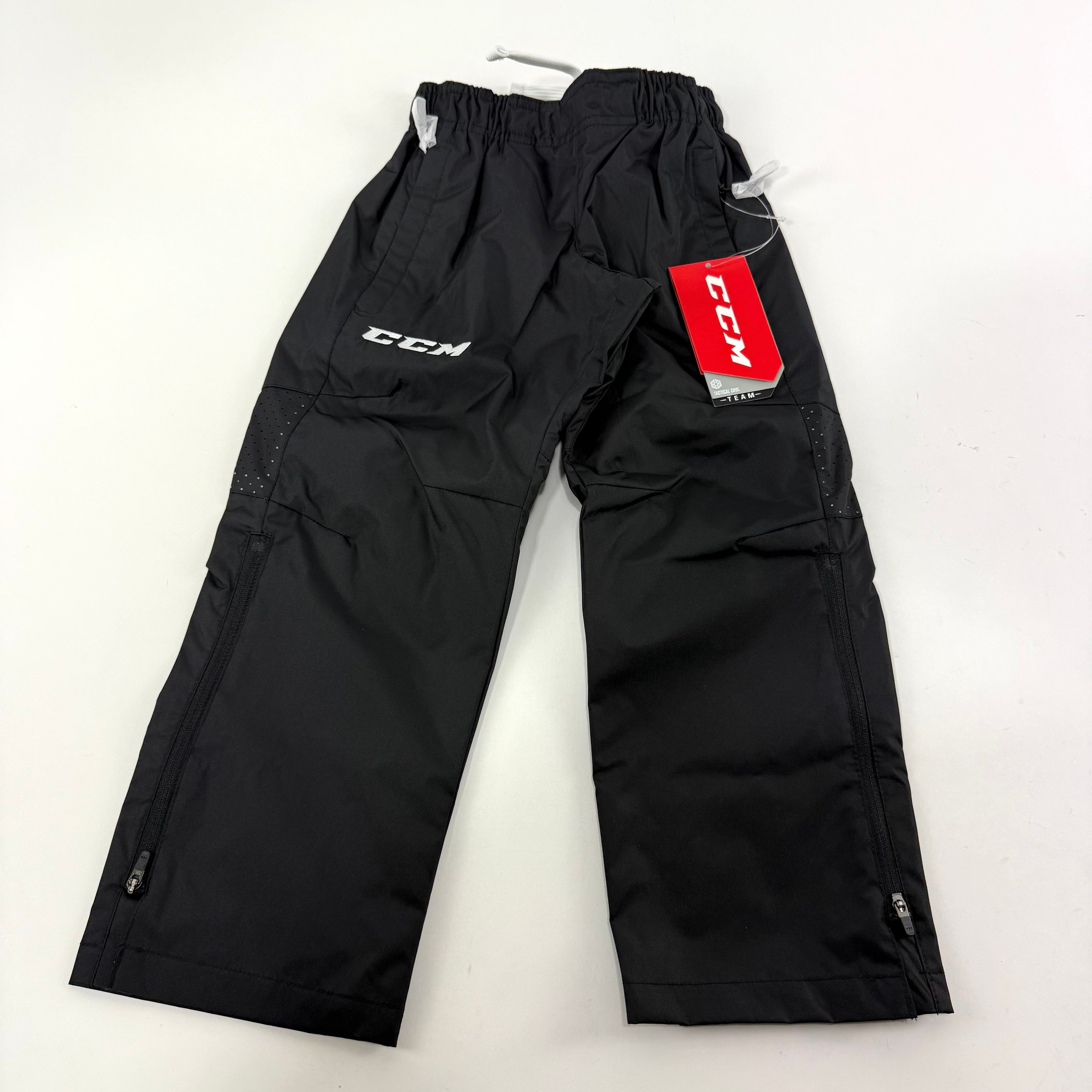 New Black CCM Youth Premium Hockey Warm Up Pant | Youth XXS | #888600282503 - Top Flight Hockey