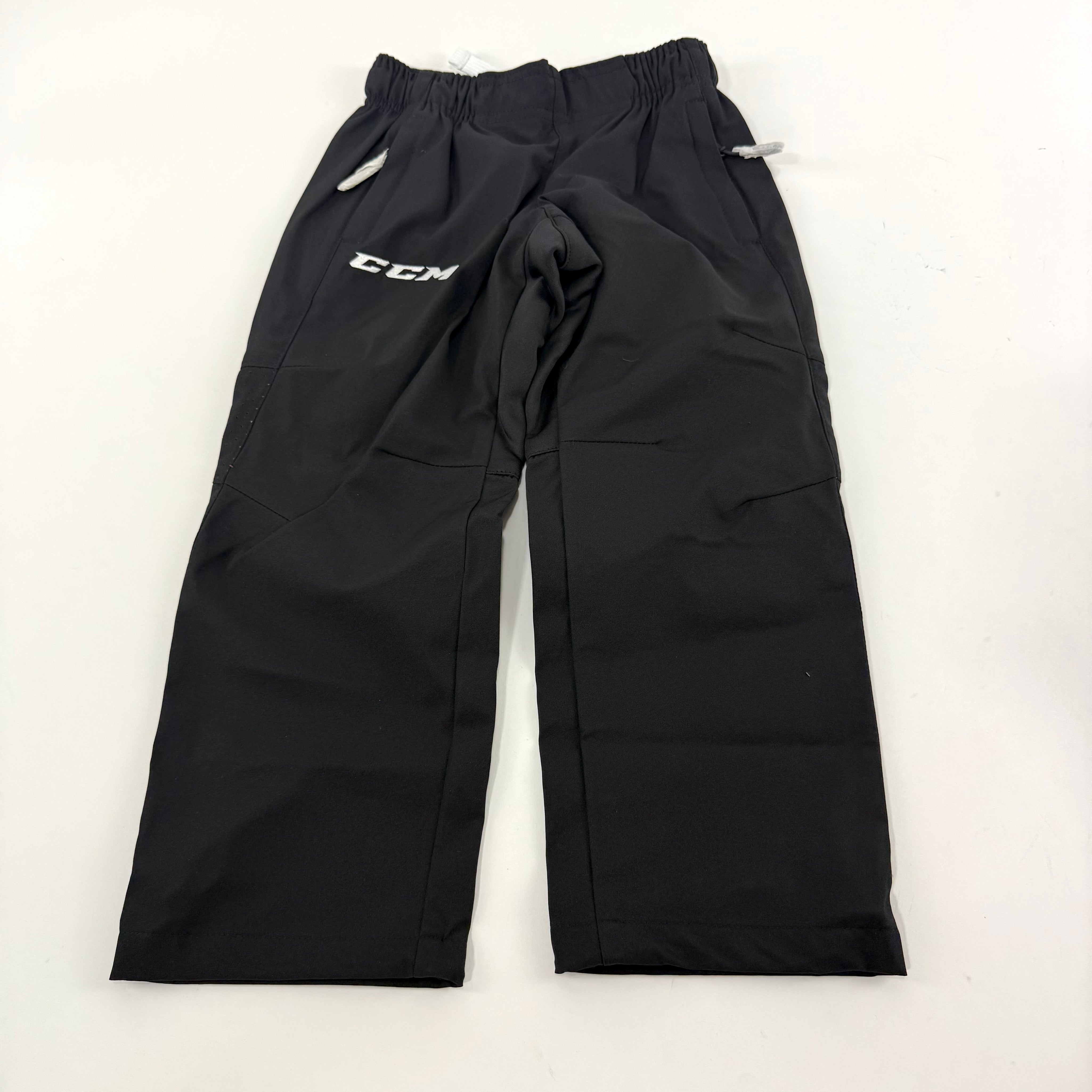 New Black CCM Youth Hockey Warm Up Pants | Youth XXS | #888600715964 - Top Flight Hockey