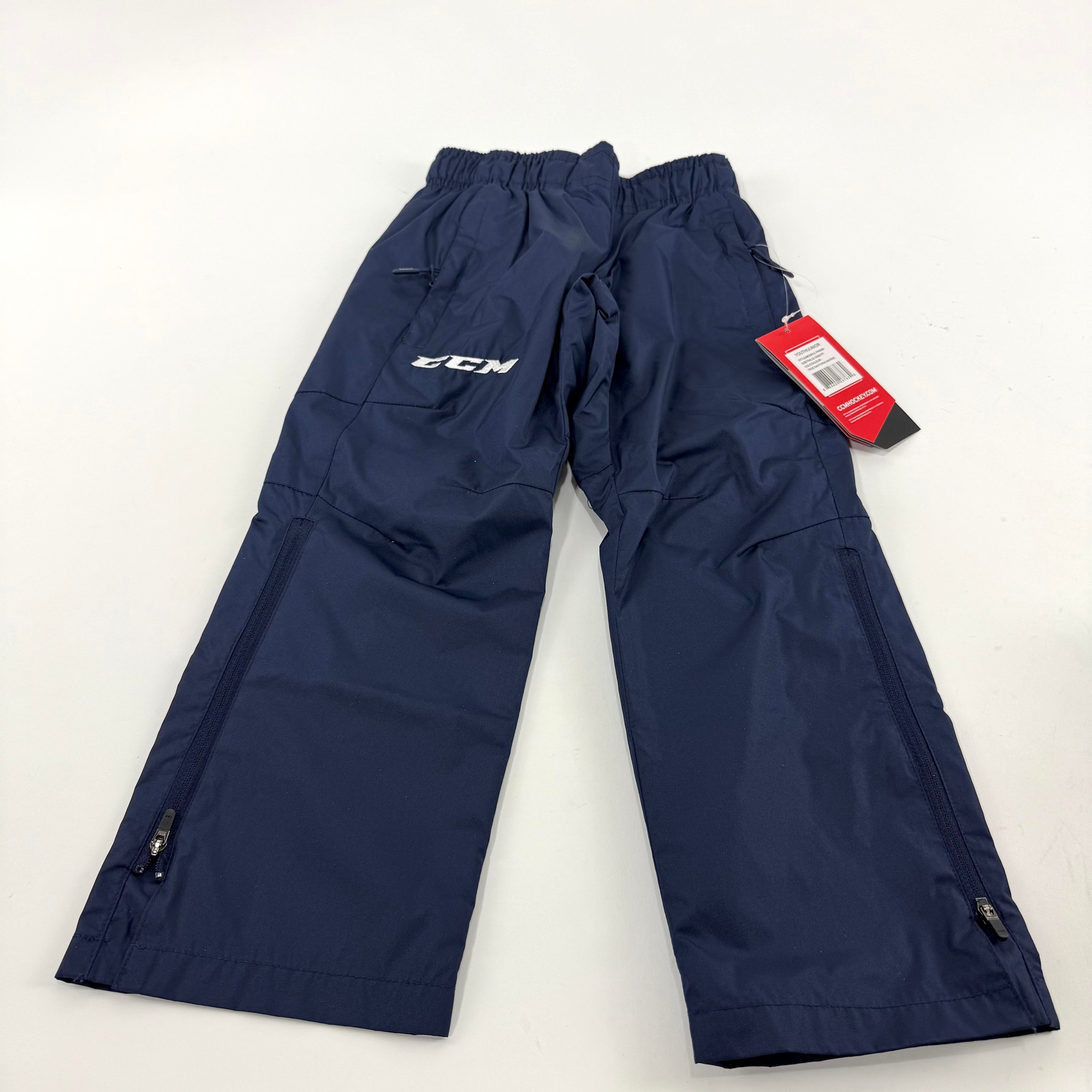New Navy CCM Youth Hockey Warm Up Pant | Youth XXS | #888600267630 - Top Flight Hockey