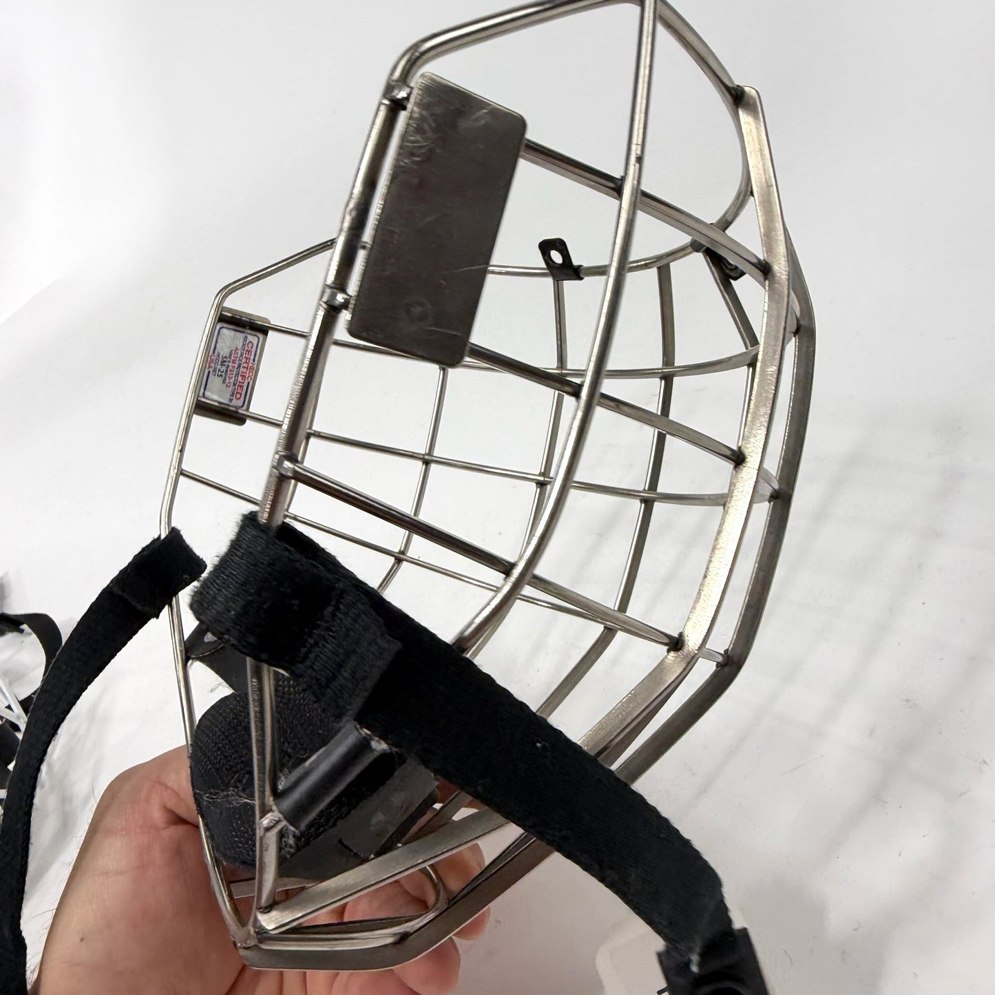 Used Silver CCM Cage | Medium | R257