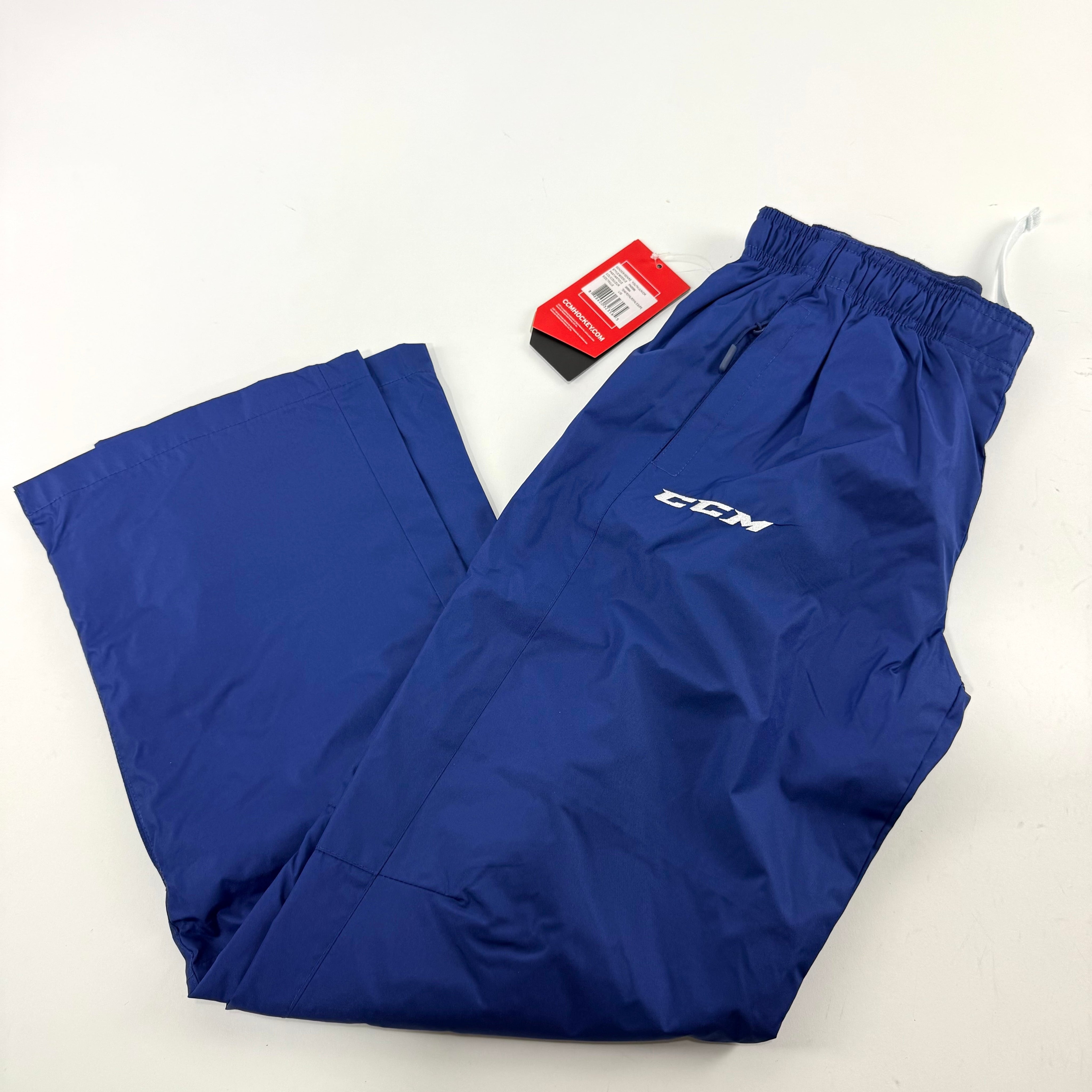 New Royal Blue CCM Youth Hockey Warm Up Pant | Youth L | #888600323565 - Top Flight Hockey