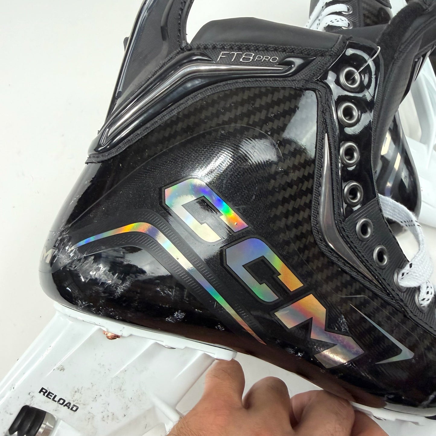 New Black CCM Jetspeed FT8 Pro Skates | 8.5 D | J122