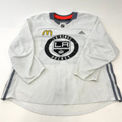 Used LA Kings White MIC Adidas Practice/Camp Jersey | Kosior | Size 56 | #63