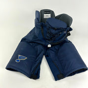 Used Navy Bauer Vapor Pro Pants | Senior Medium +1" | Vrana | L589 - Top Flight Hockey