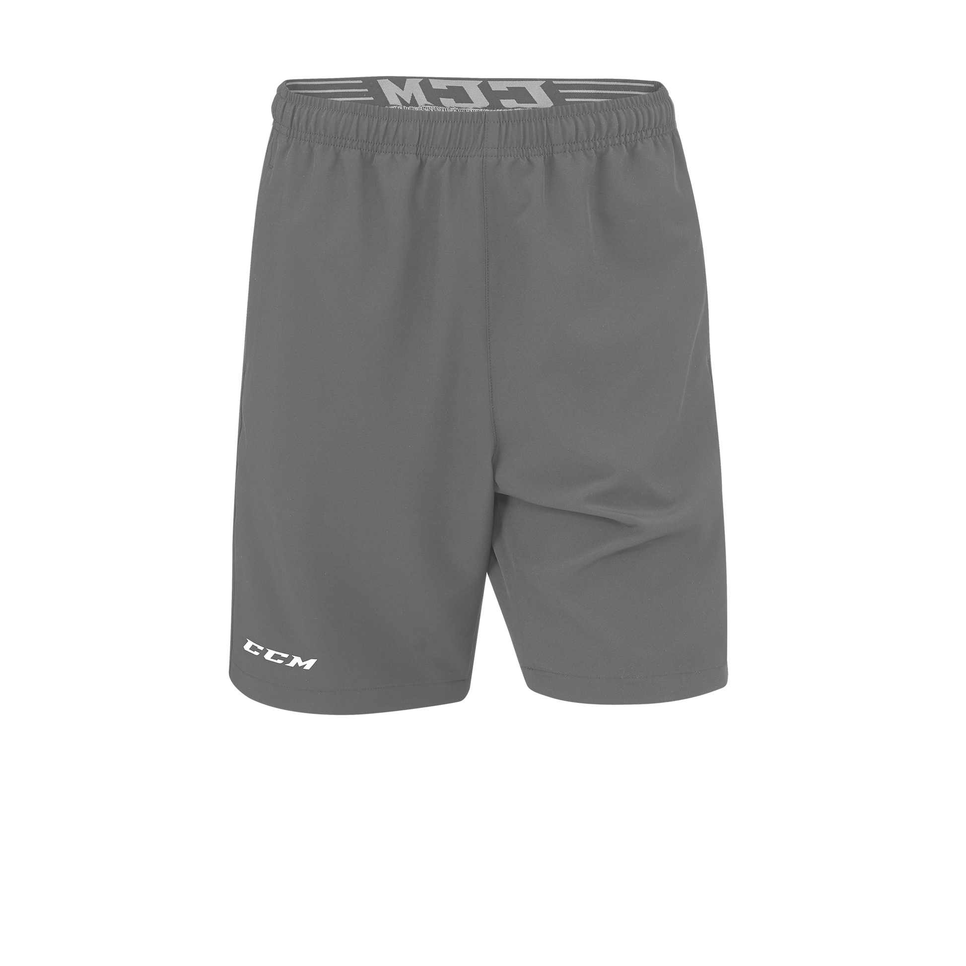 New CCM Charcoal Team Woven Short | Senior M | #191520067854 - Top Flight Hockey