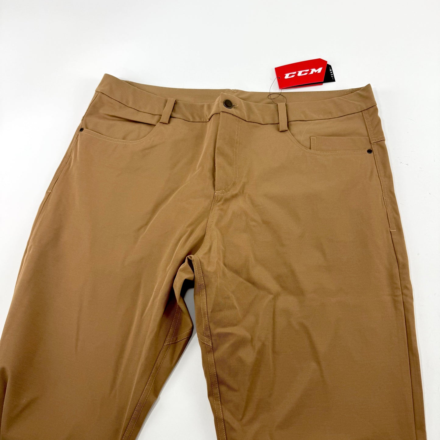 New Tan CCM Mens Travel Pant | 40" | #888600729824