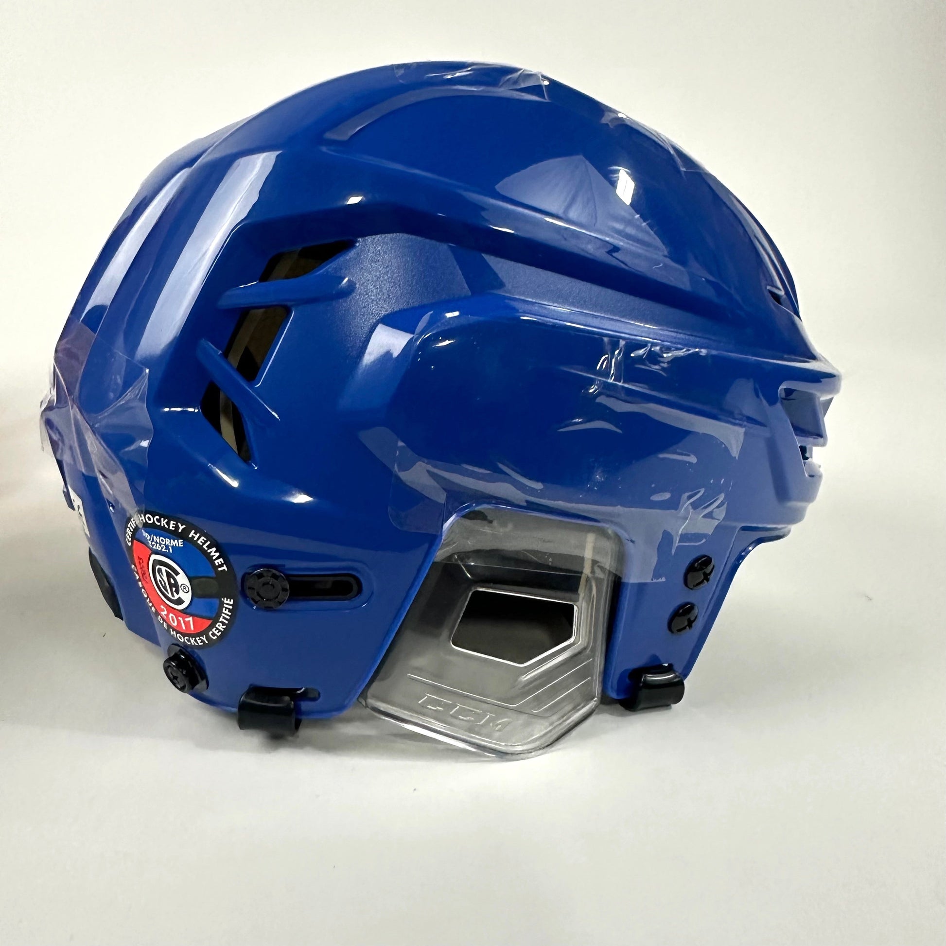 Brand New CCM Tacks 110 Helmet In Box - Royal Blue - Small - #CCM384 - Top Flight Hockey