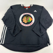 GICEWICZ #15 - Black Chicago Blackhawks Practice Jersey - Adidas MIC Size 58 - Top Flight Hockey