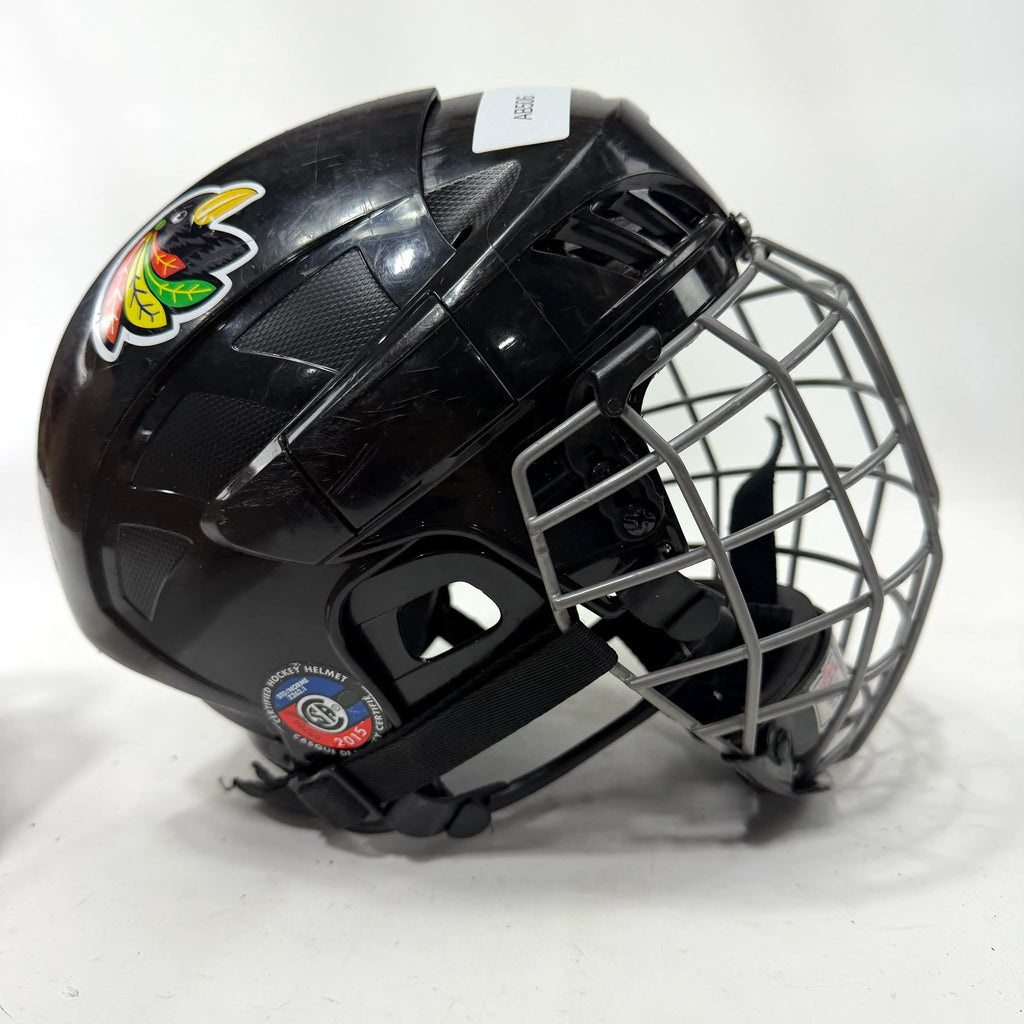 Used Black CCM FL40 Helmet Cage Combo | Senior Small | AB506 - Top Flight Hockey