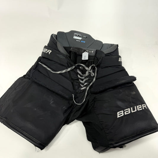Used Black Bauer Elite Goalie Pants | Senior Small | AB132 - Top Flight Hockey
