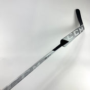 Brand New Black, White and Grey CCM Eflex 5 Goalie Stick - P1 Curve | 26" Paddle