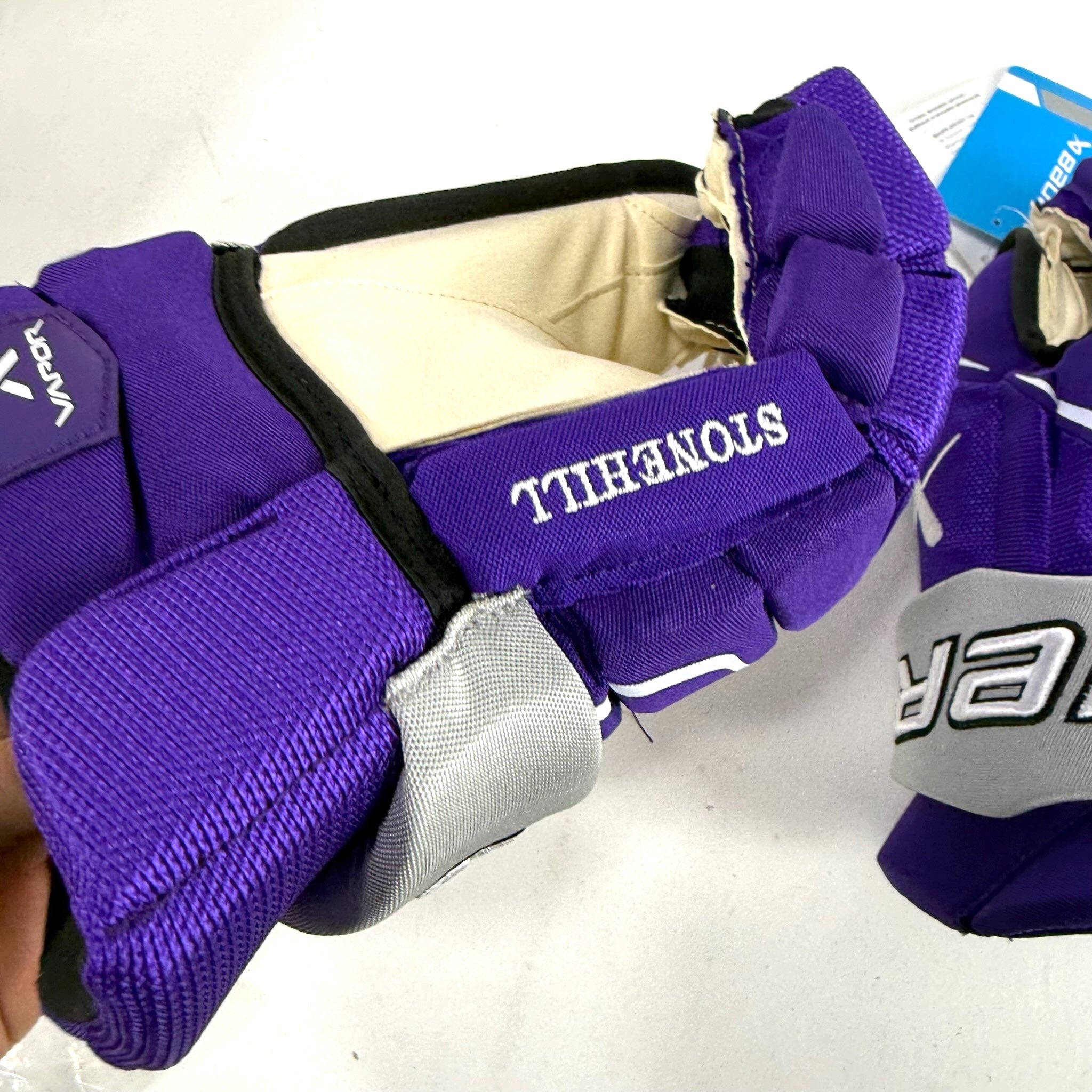 Brand New Purple Bauer Vapor Pro Stock Hockey Gloves - 15"