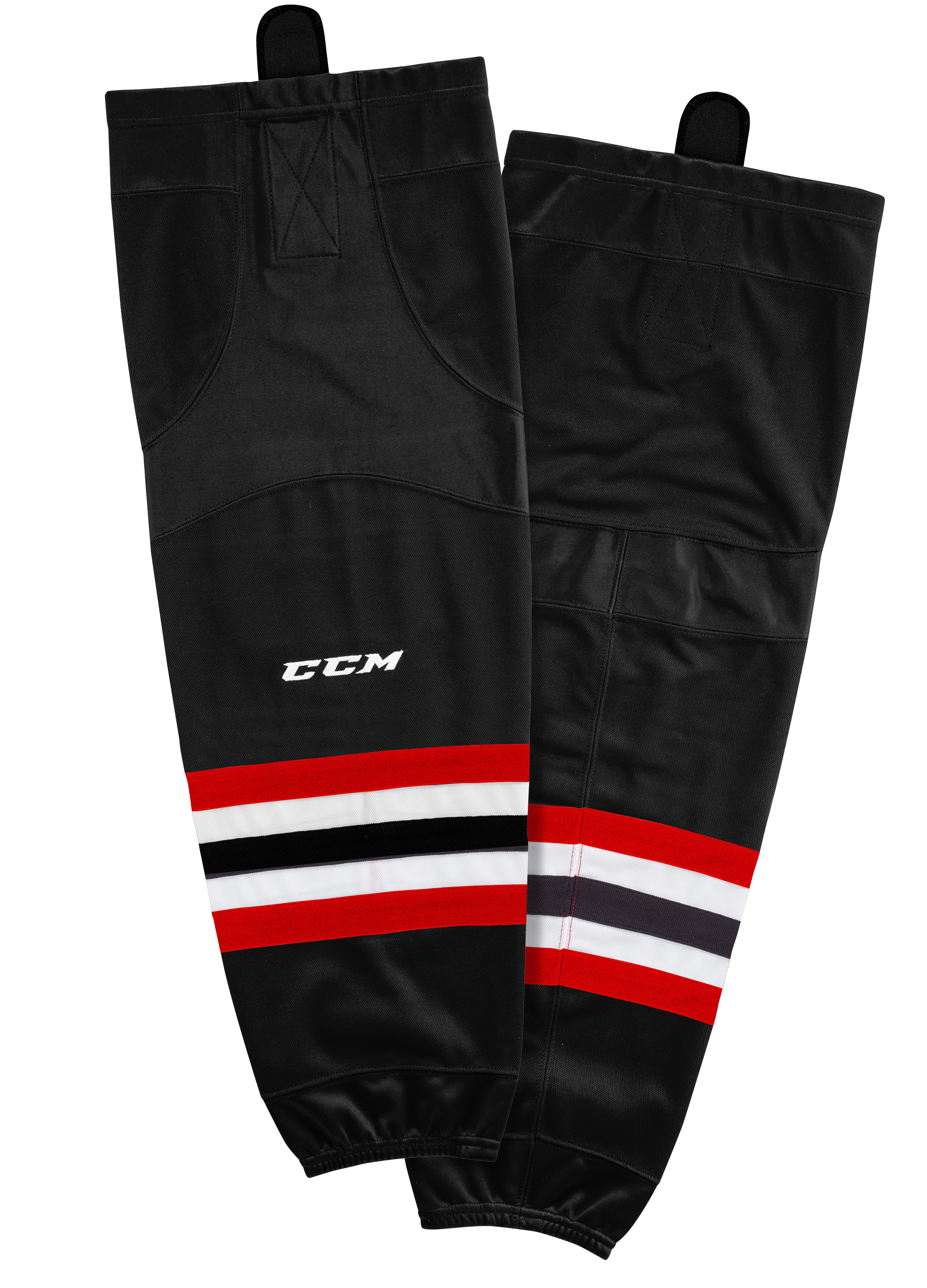 New CCM Black Quicklite Game Socks | Junior | #191520008390 - Top Flight Hockey