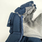 Used Navy CCM HG12 Gloves | 14" | D370