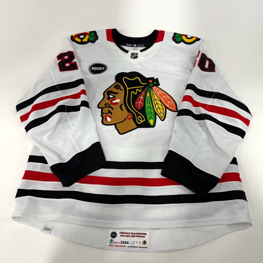 Rem Pitlick #20 Away Chicago Blackhawks Jersey 2023-2024 | Size 56 | 5315-23761