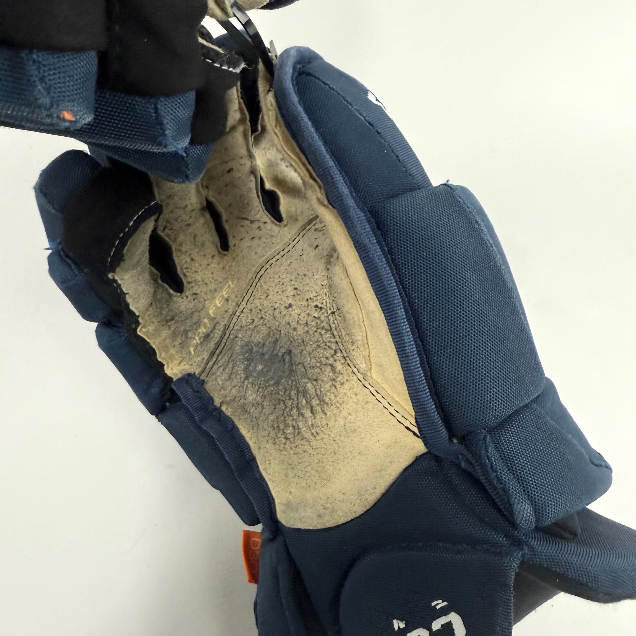 Used Navy CCM Jetspeed Pro Gloves | 15" | D352