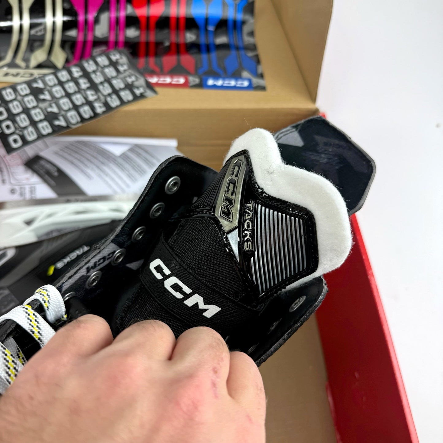 New CCM Tacks AS580 Skates | Junior 3.5-4.5 Wide | F489 - Top Flight Hockey