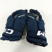 Used Navy CCM Jetspeed Pro Gloves | 14" | D357