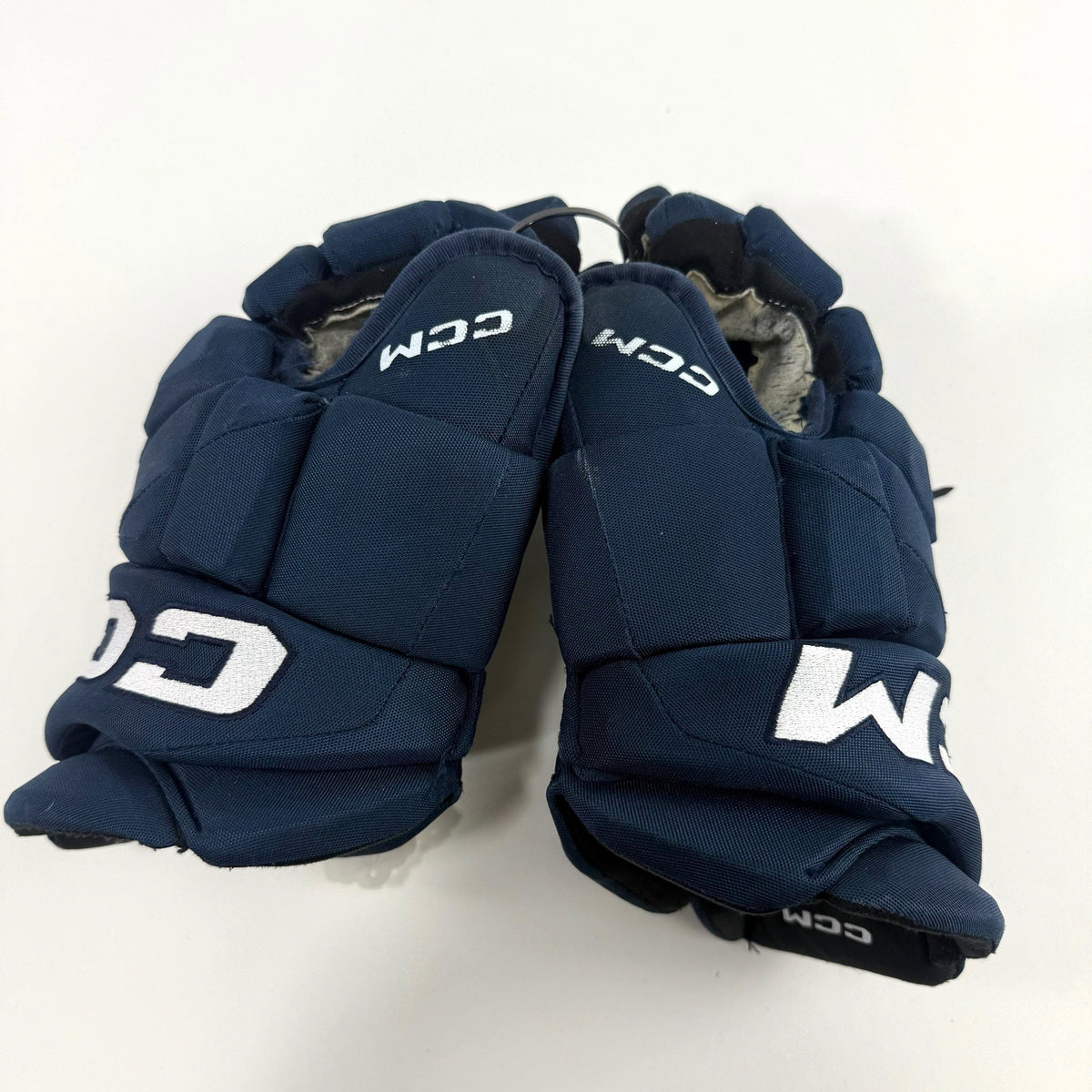 Used Navy CCM Jetspeed Pro Gloves | 14" | D357 - Top Flight Hockey