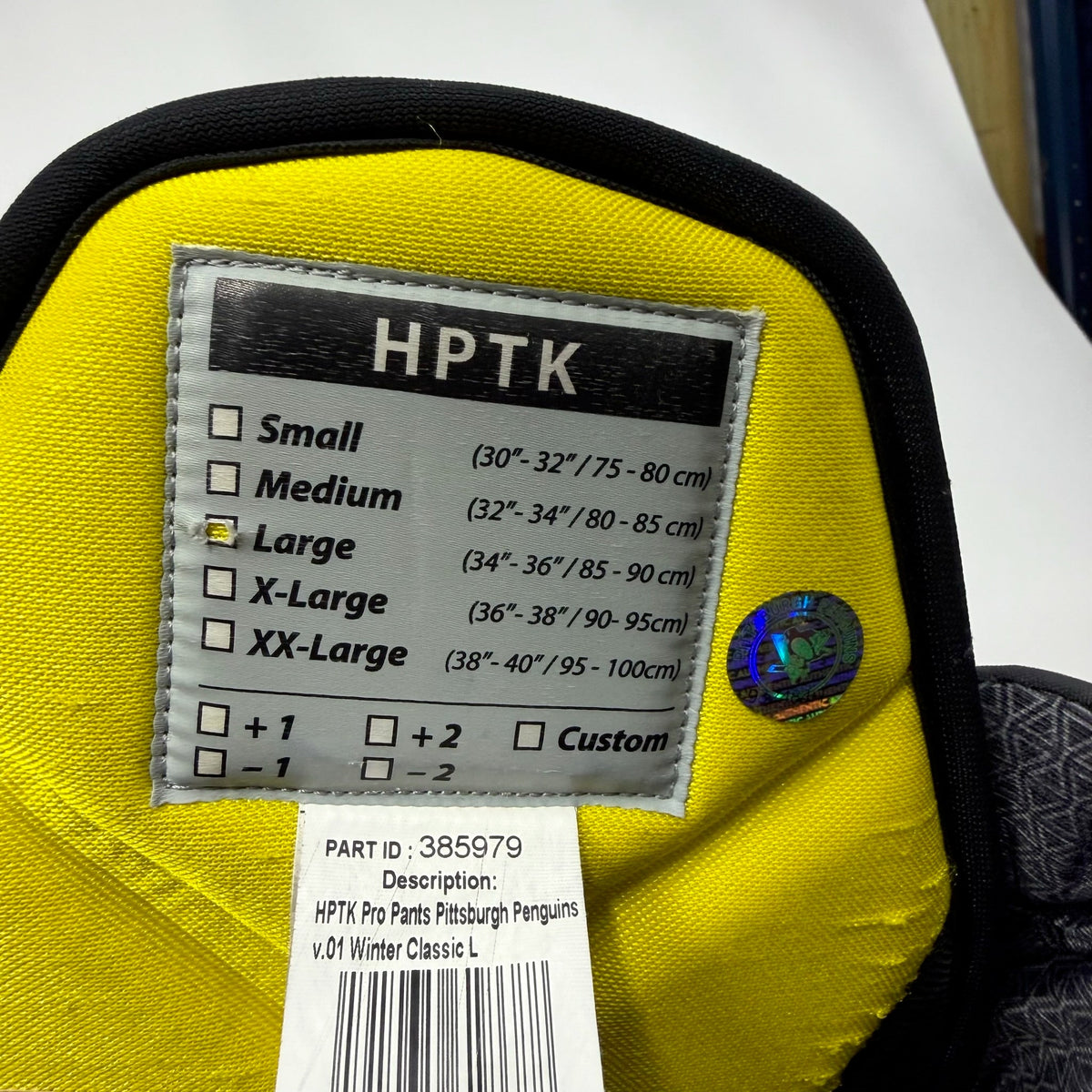 Used Black Penguins CCM HPTK Pants | Large | AB136 - Top Flight Hockey