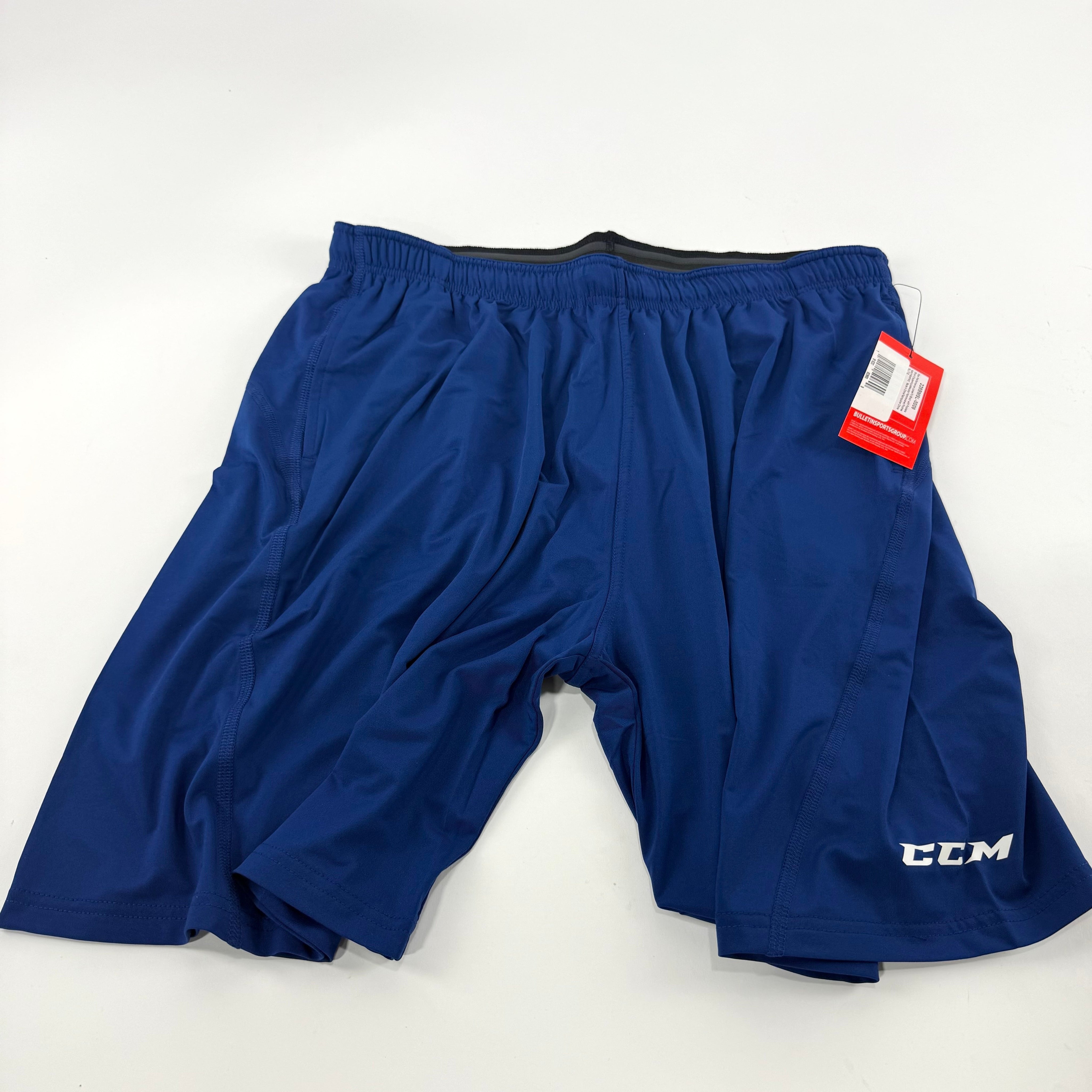 New Navy CCM Mens Loose Fit Short with Pockets | Senior XL | #191520509699 - Top Flight Hockey