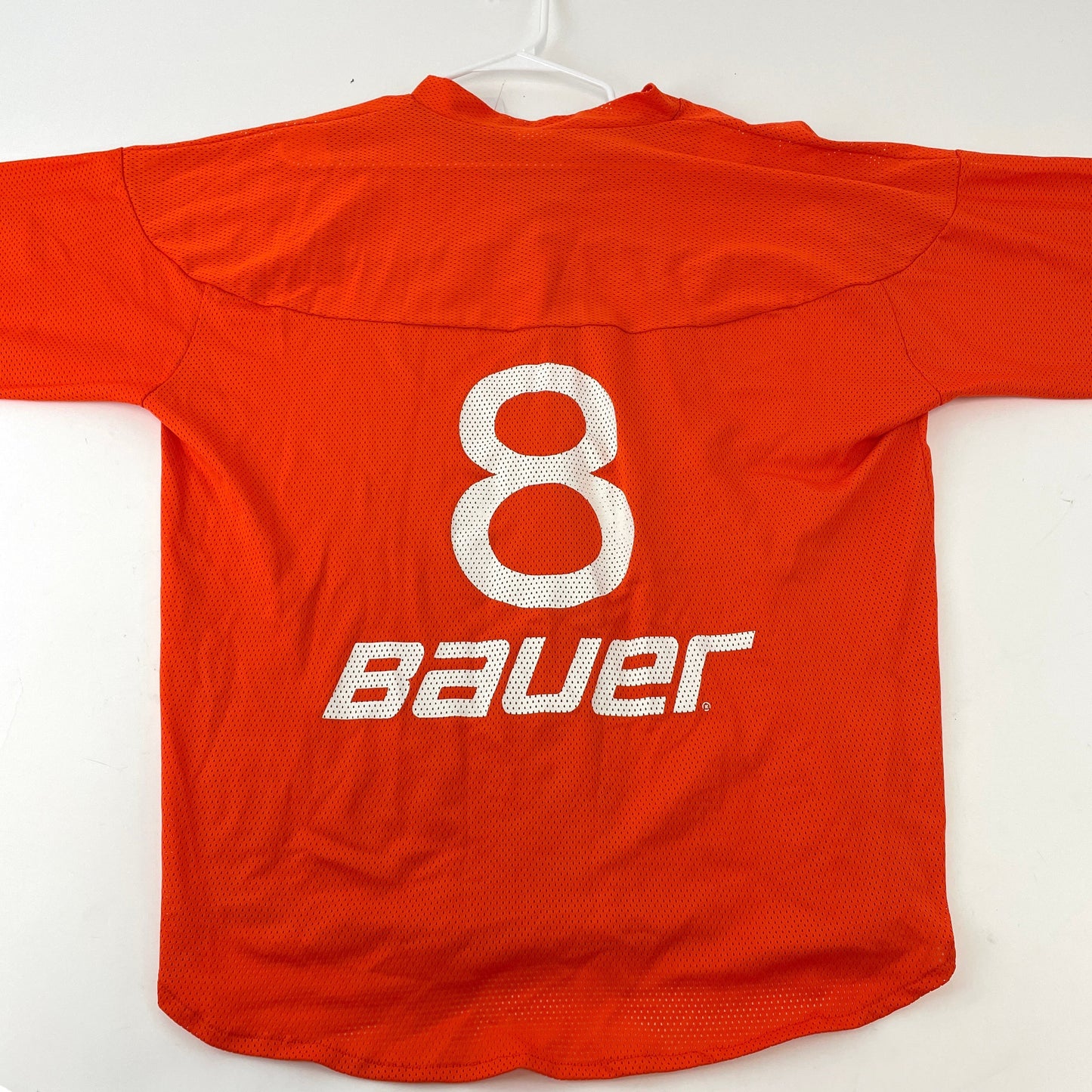 Used Orange Mesh Practice Jersey | Size Adult Large | W435 - Top Flight Hockey