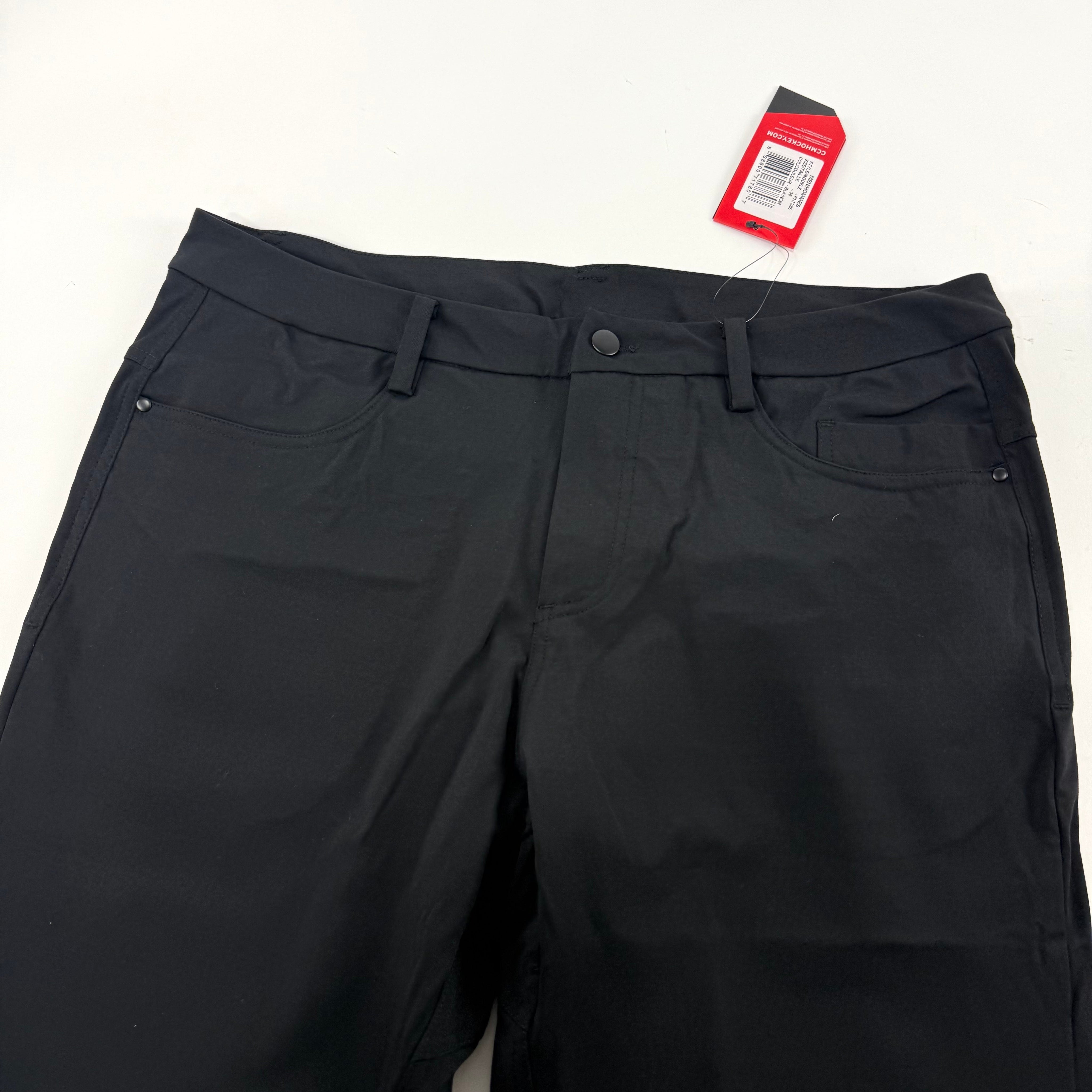 New Black CCM Mens Travel Pant | 36" | #888600717807 - Top Flight Hockey