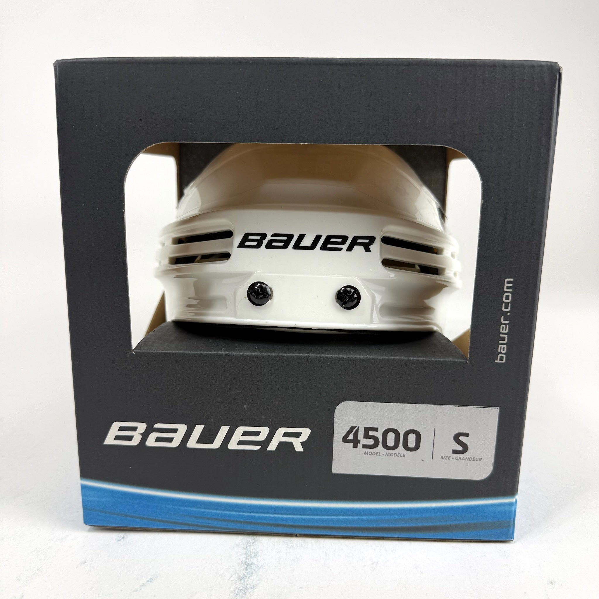 New White Bauer 4500 Helmet | Senior Small - Top Flight Hockey