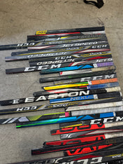 x50 - Large Lot of Broken Hockey Sticks for Projects - #C347