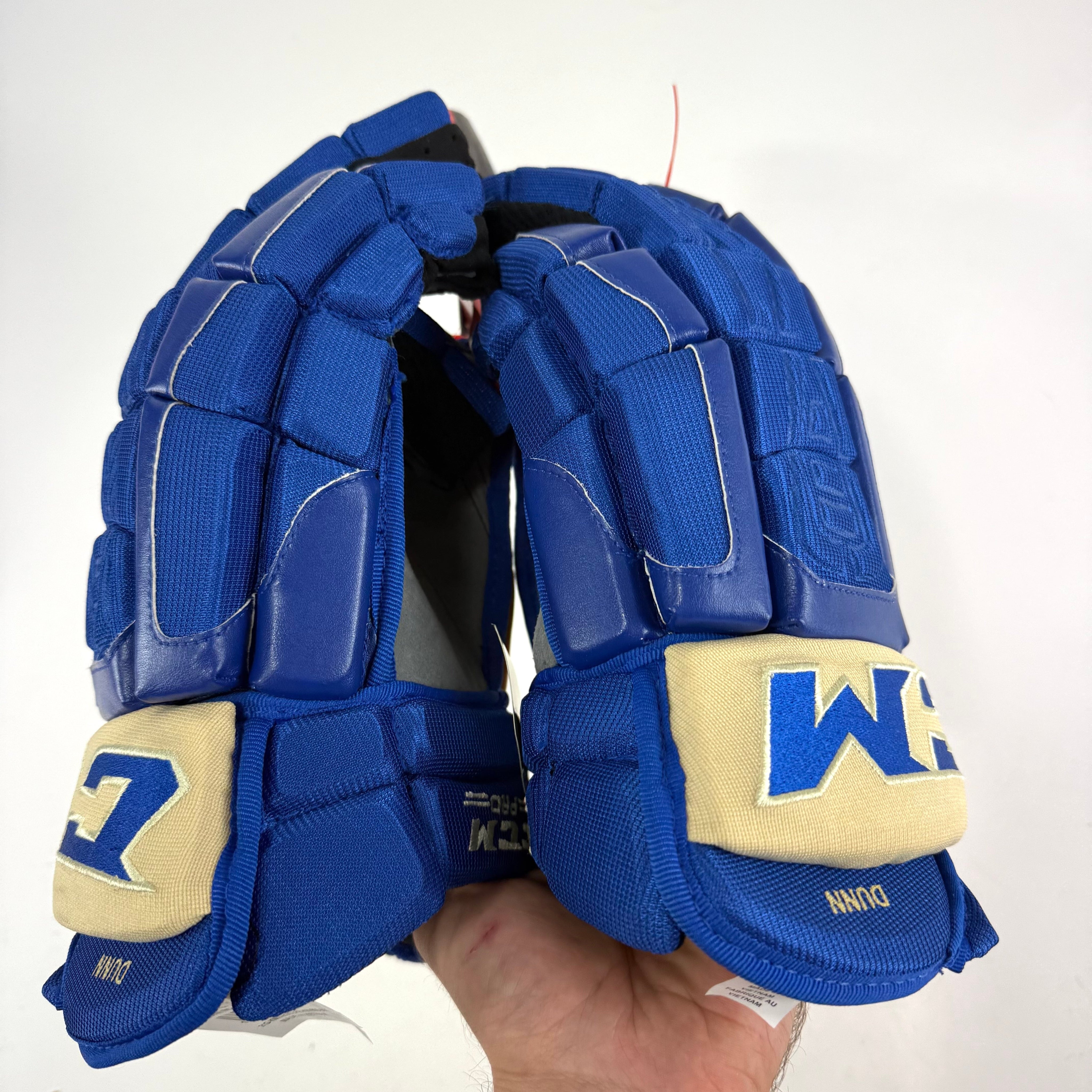 New Stl Blues Heritage CCM HGCL Gloves | 14" | Dunn | D131 - Top Flight Hockey