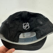 Used Black and Grey Vegas Golden Knights Snapback Hat - Team Issued