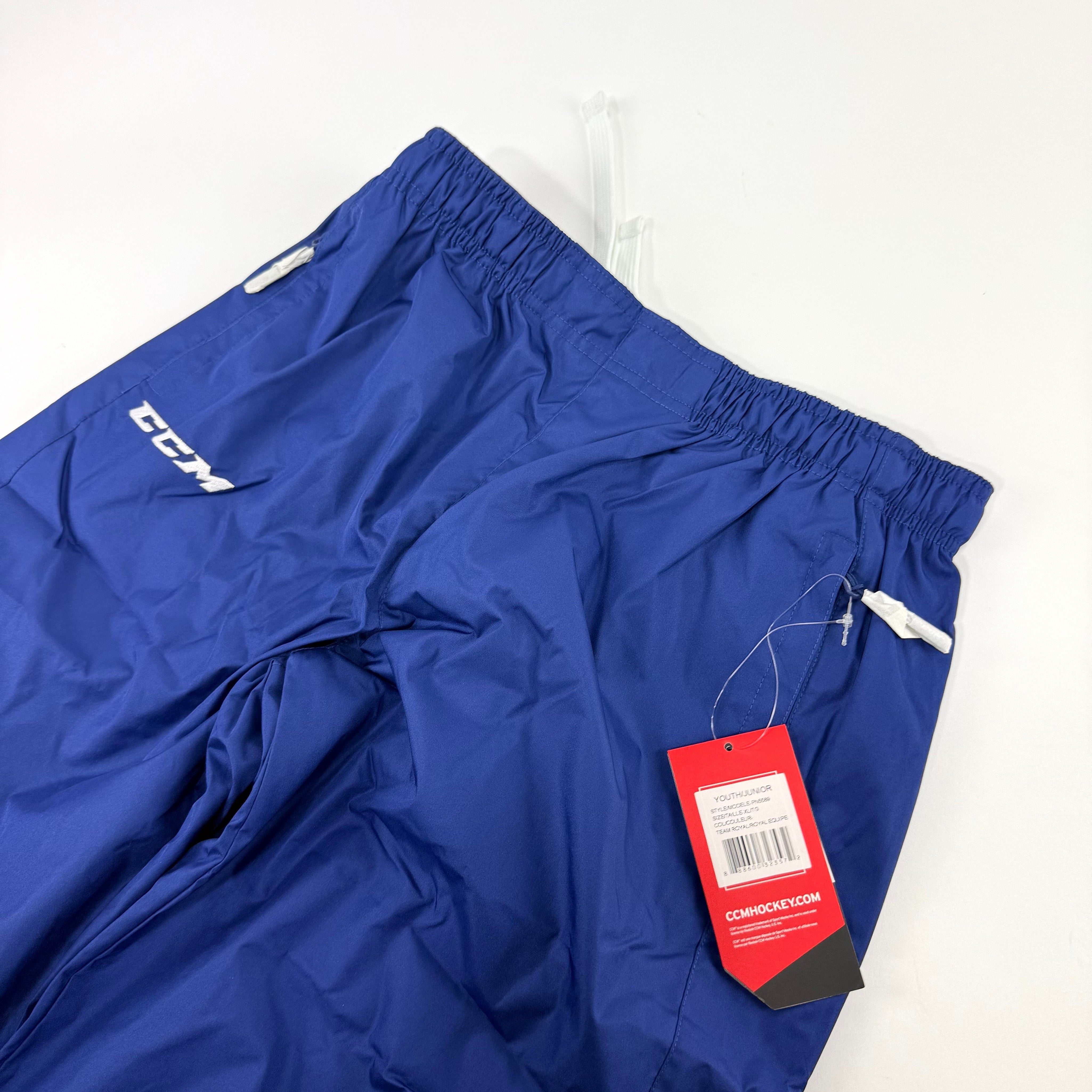 New Royal Blue CCM Youth Hockey Warm Up Pant | Youth XL | #888600323572 - Top Flight Hockey