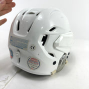 Used White Bauer Re-akt Helmet | Senior Large | L338 - Top Flight Hockey