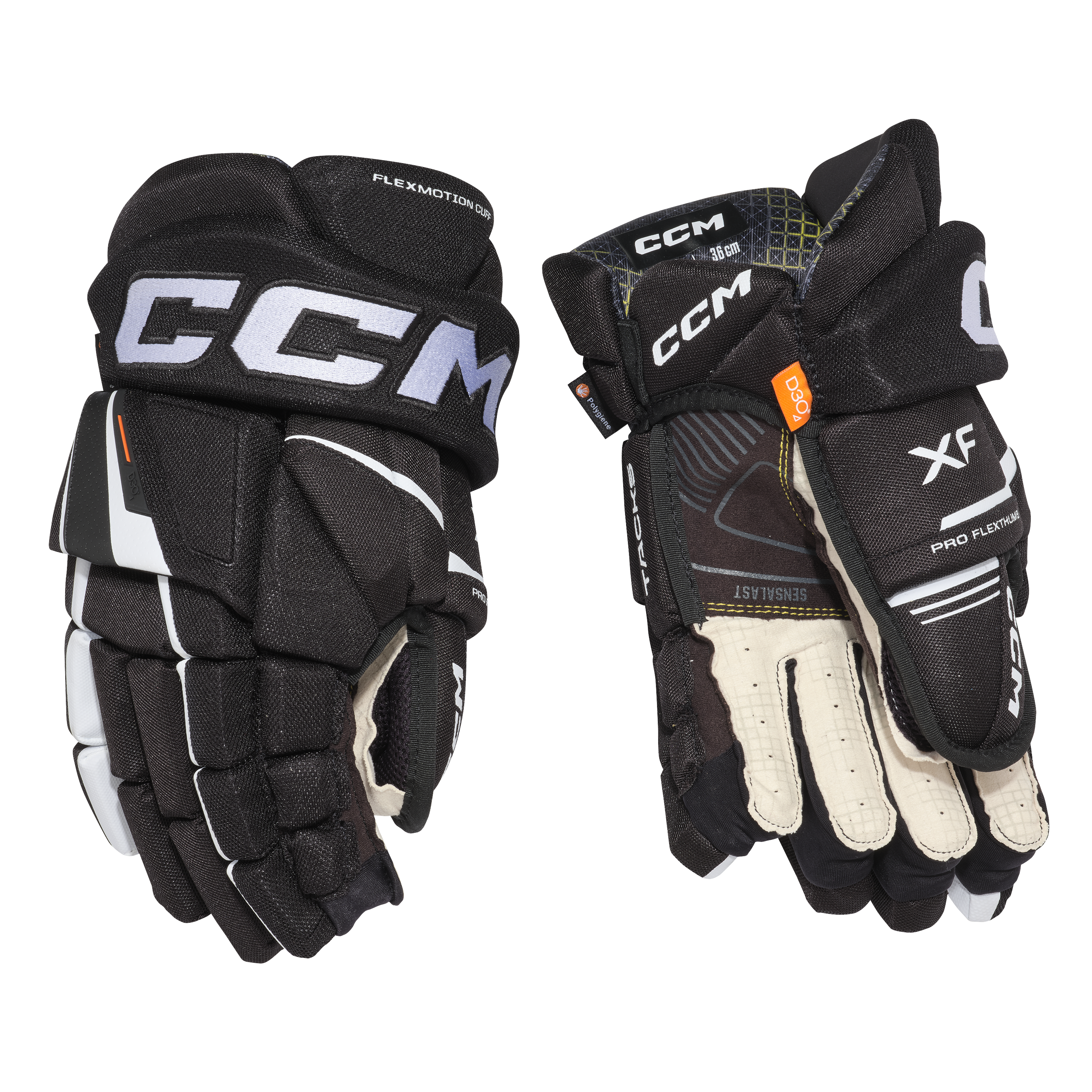 New CCM Black Tacks XF Gloves | 12" | #191520817244 - Top Flight Hockey