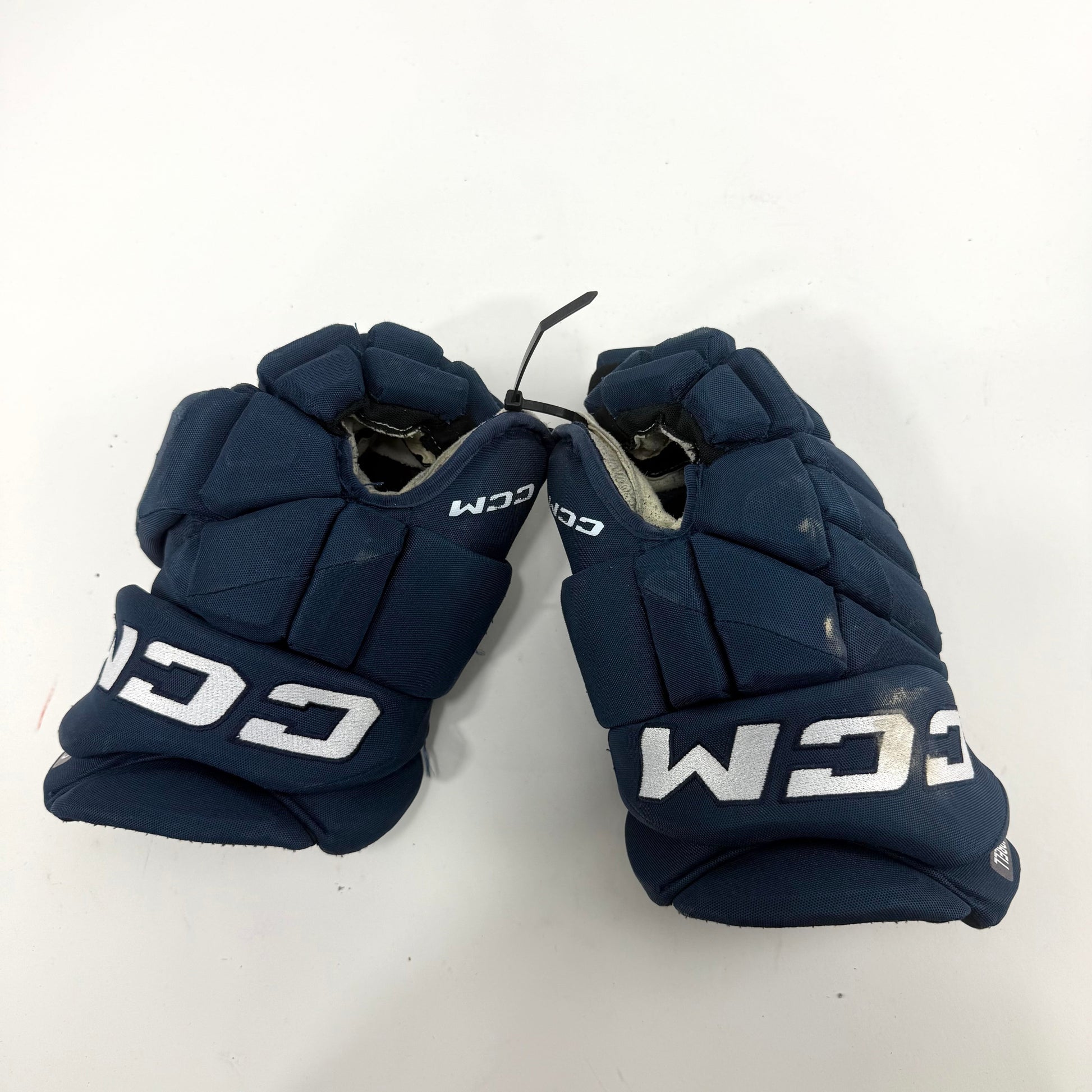 Used Navy CCM Jetspeed Pro Gloves | 14" | D357 - Top Flight Hockey