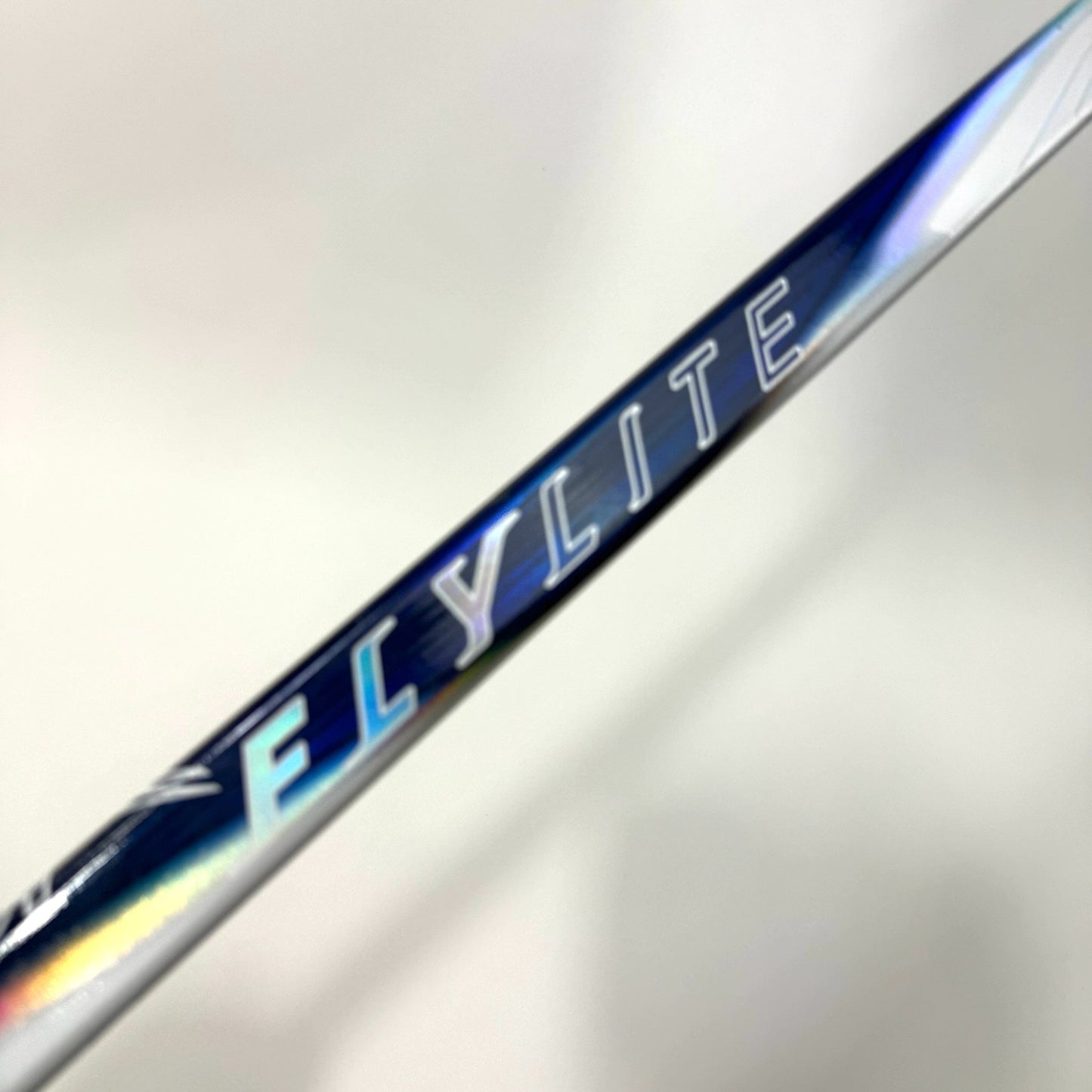 Used Regular White/Navy Bauer Vapor Flylite Goalie Stick | 25" Paddle Wedge Curve | J197