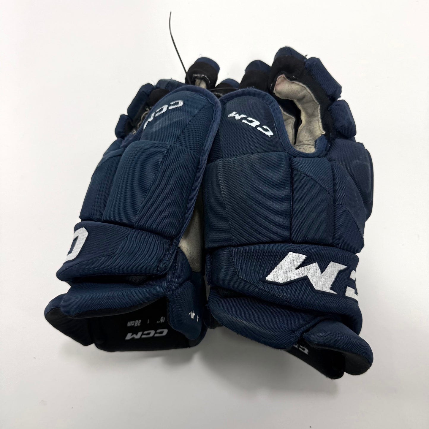 Used Navy CCM Jetspeed Pro Gloves | 15" | A53 - Top Flight Hockey