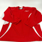 Used Blank Red Reebok Practice Jersey | Senior XXL | Q411