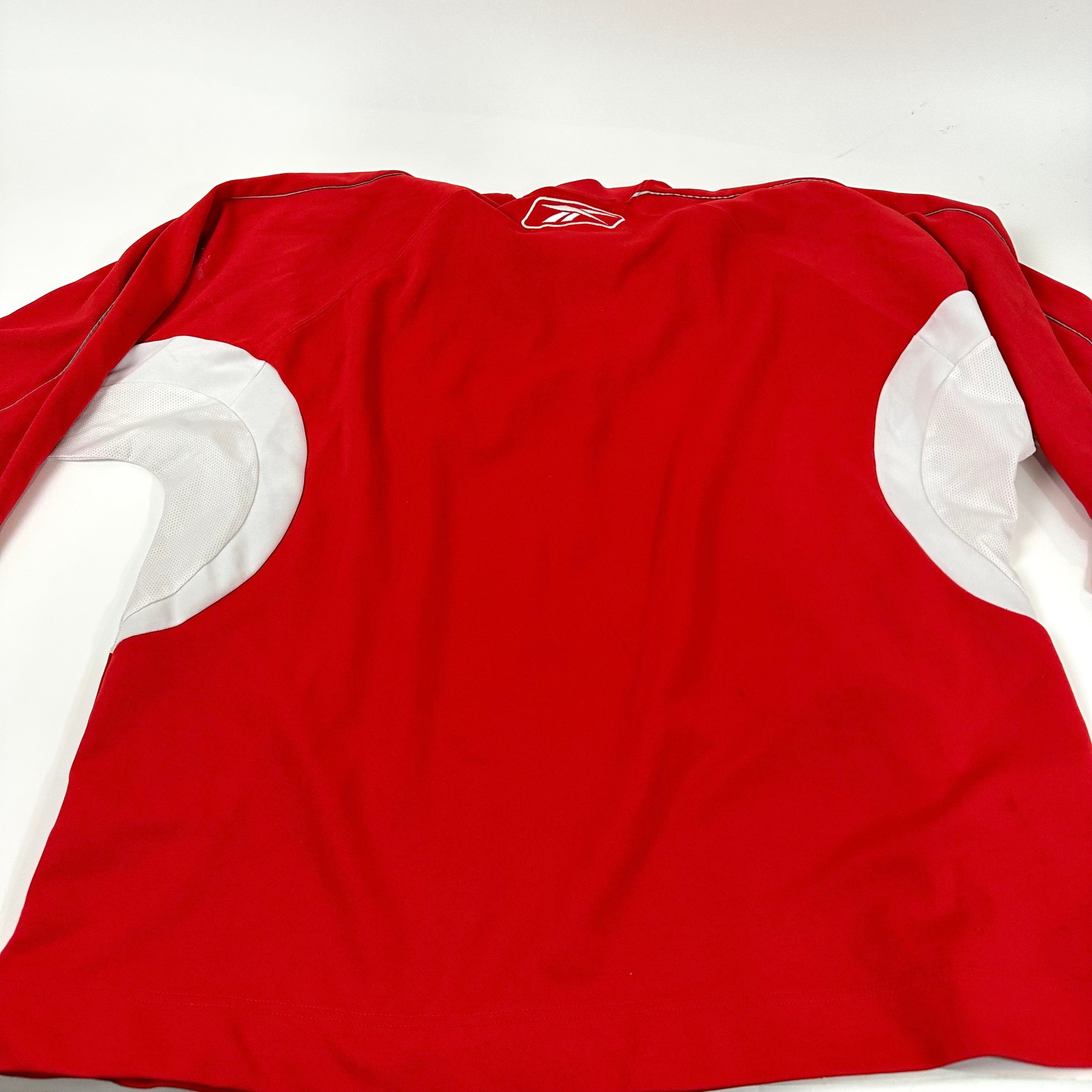 Used Blank Red Reebok Practice Jersey | Senior XXL | Q411