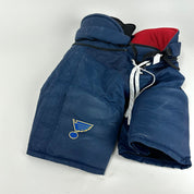 Used Navy CCM HP45 Pants | STL Blues | Senior Large | BOLDUC #76 - L576 - Top Flight Hockey