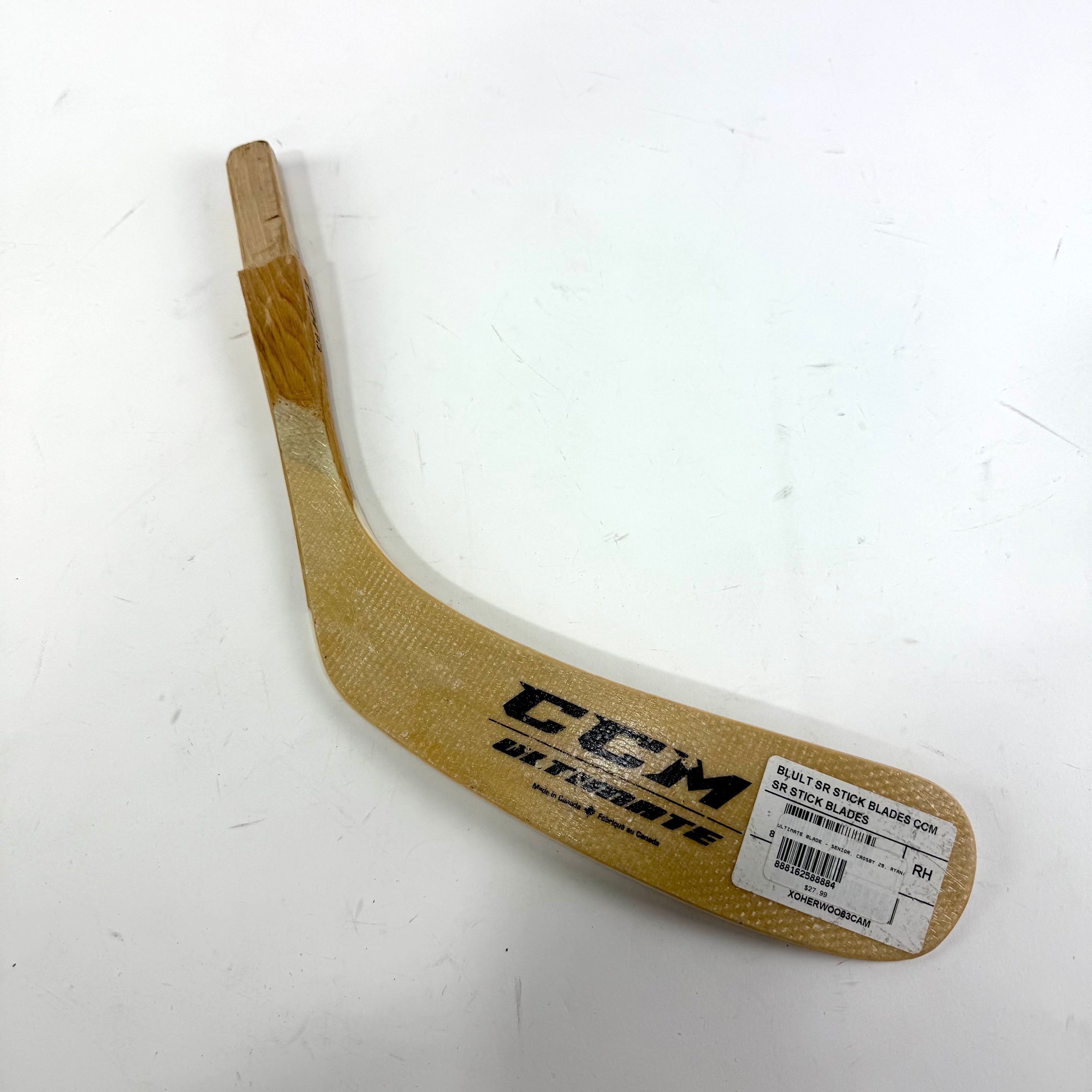 New RH CCM Ultimate MIC Wood Stick Replacement Blade | P29 Curve - Top Flight Hockey
