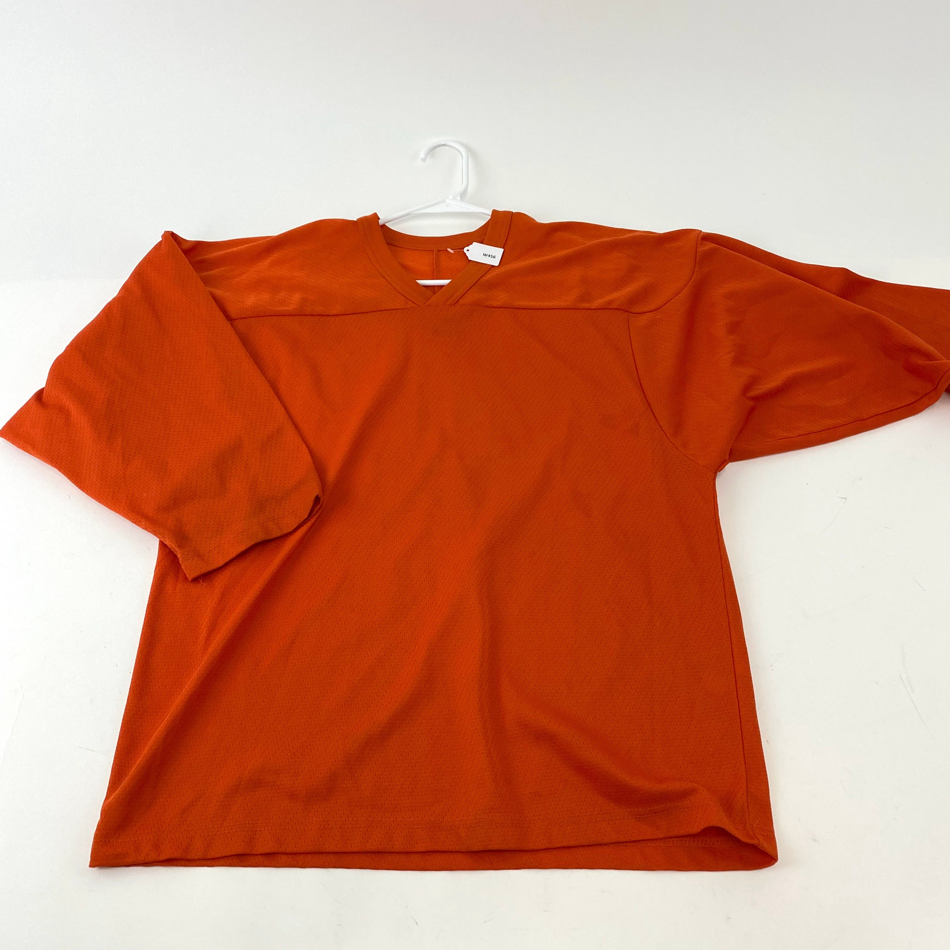 Used Orange Mesh Practice Jersey | Adult Medium | W456 - Top Flight Hockey