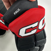 Brand New Black and Red Ottawa Senators Nick Paul CCM HGTK Gloves - 15"