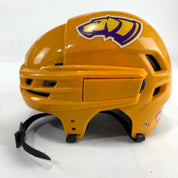 Used Sunflower Yellow CCM Tacks 910 Helmet | Small | E485