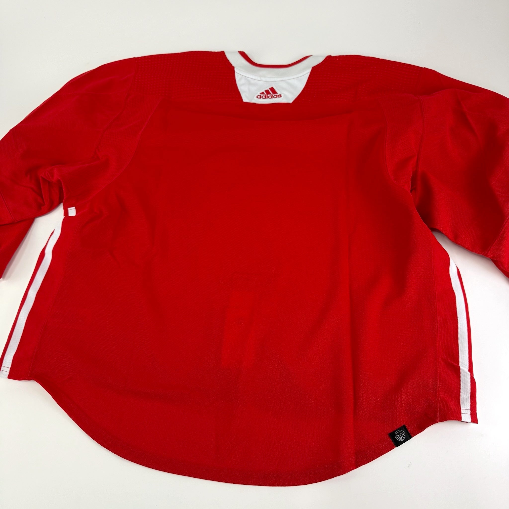 Brand New MIC Red Adidas PRIMEGREEN Practice Jersey - Size 58G - Top Flight Hockey