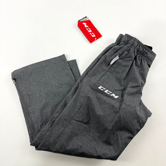New Dark Grey CCM Youth Premium Hockey Warm Up Pant | Youth S | #888600267654 - Top Flight Hockey