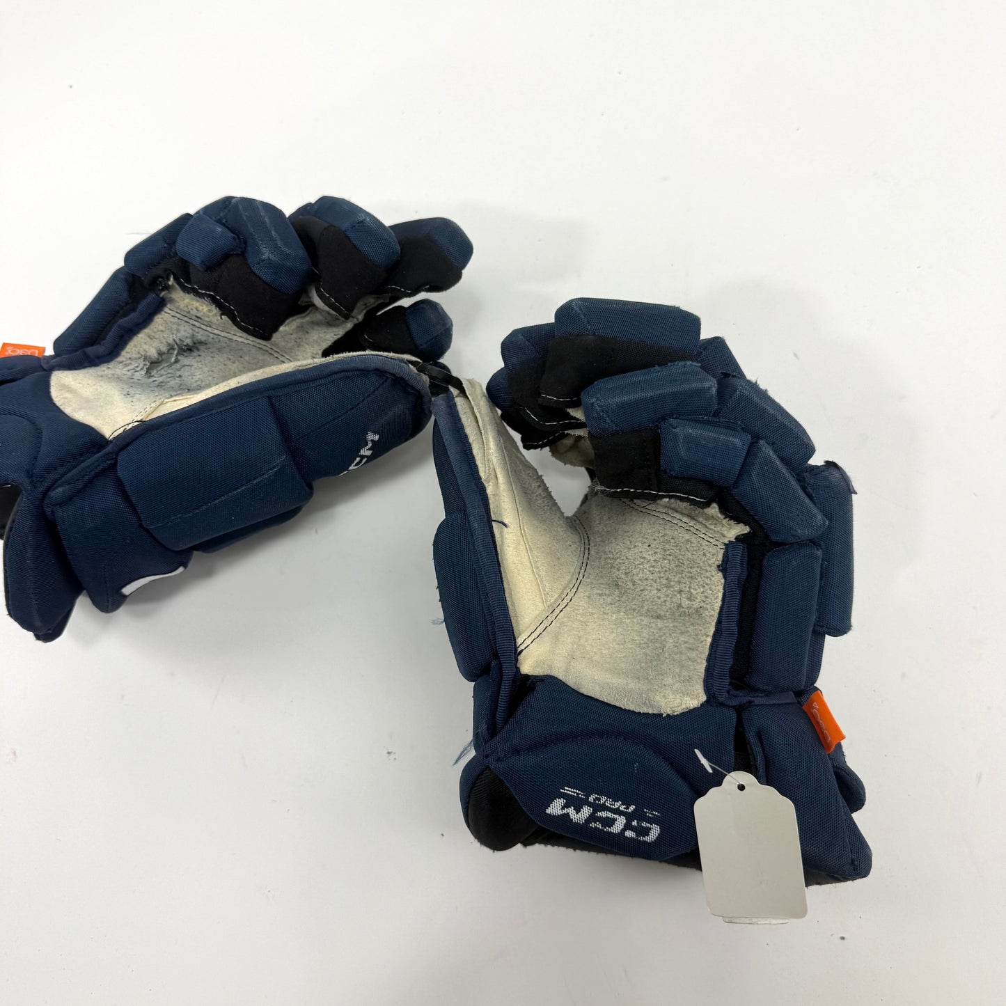 Used Navy CCM Jetspeed Pro Gloves | 14" | D357 - Top Flight Hockey